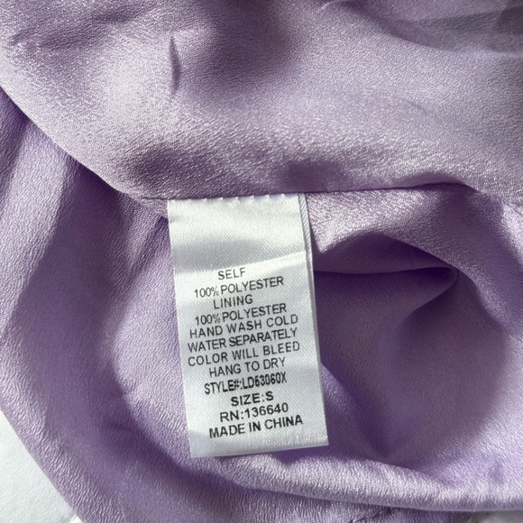 L'ATISTE Floral Purple Midi Dress - Picture 14 of 14